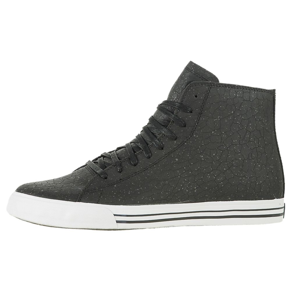 Baskets Montantes Supra Thunder High Noir Black Spackle Tuf Homme | JUU-87900199